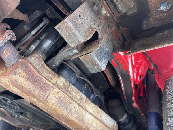 Montage Motorhalterung T2 Bus mit Typ4 Motor Einbau